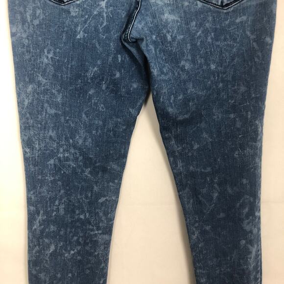 Mossimo Mid-Rise Skinny Tie-Dye Distressed Jeans 8/29 - Picture 9 of 12